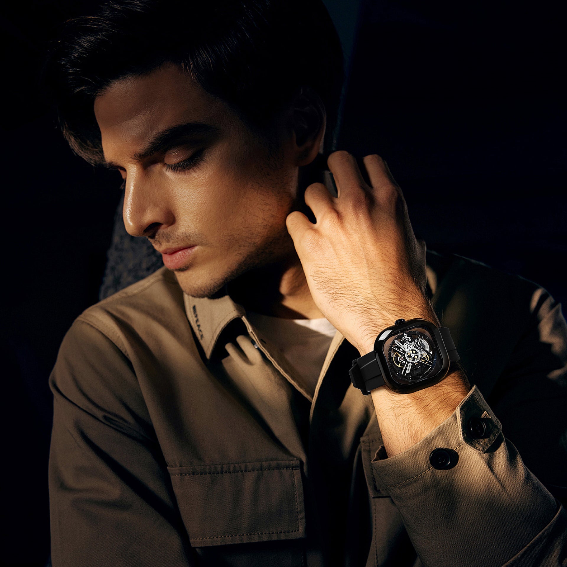 CIGA Design  Y Series · Eastern Jade - Black Mechanical Watch - Red Army Watches