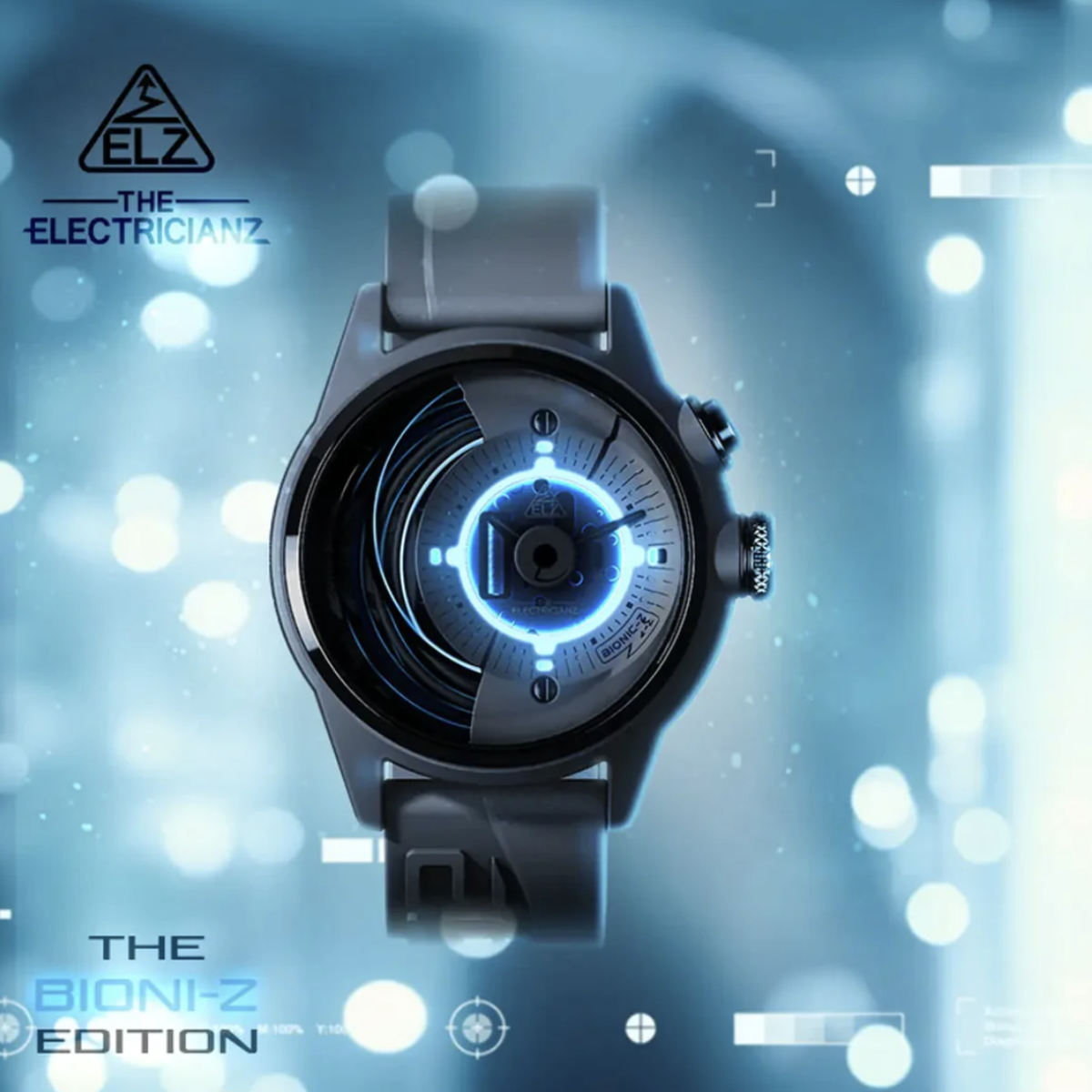 The ELECTRICIANZ Bionic Z 42mm White Rubber - Red Army Watches