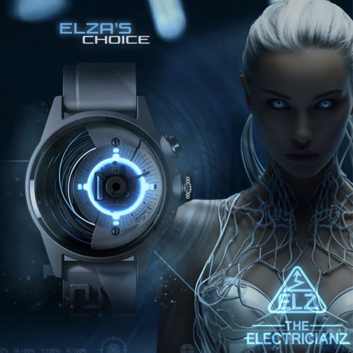 The ELECTRICIANZ Bionic Z 42mm White Rubber - Red Army Watches