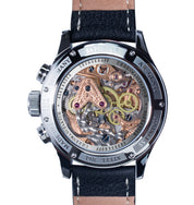 ALEXANDER SHOROKHOFF Chrono Regulator Blue-grey - Red Army Watches