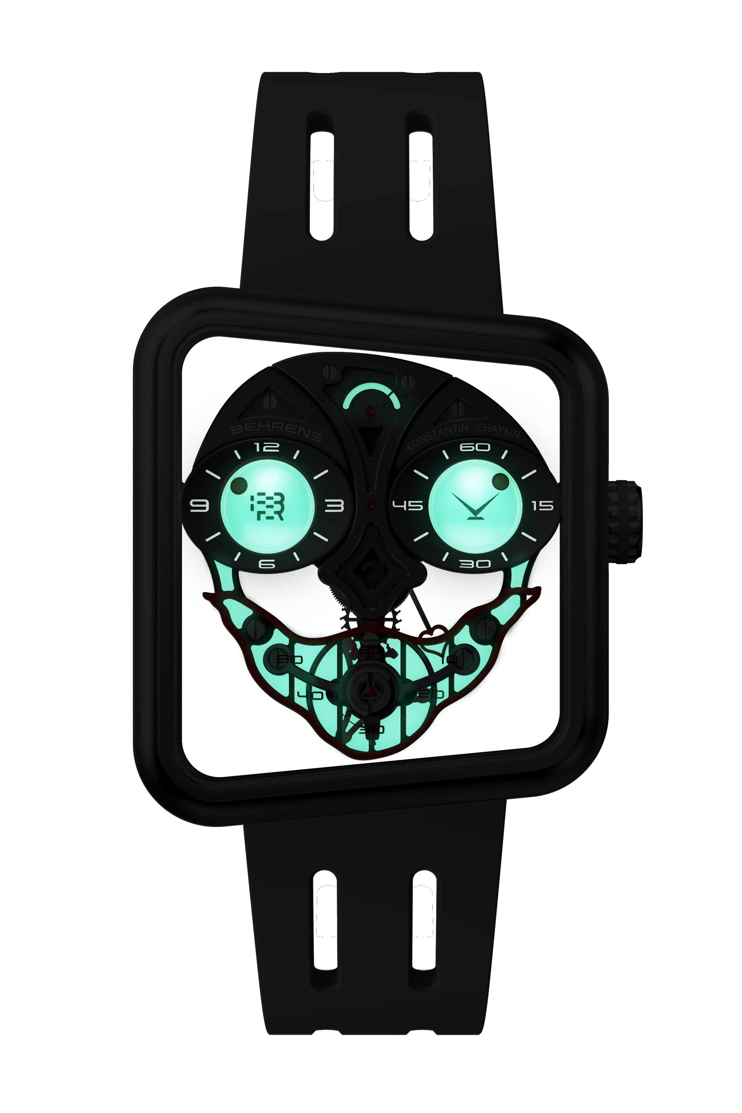 BEHRENS x KONSTANTIN CHAYKIN-Ace Of Hearts (V2 Collab) Grey - Red Army Watches