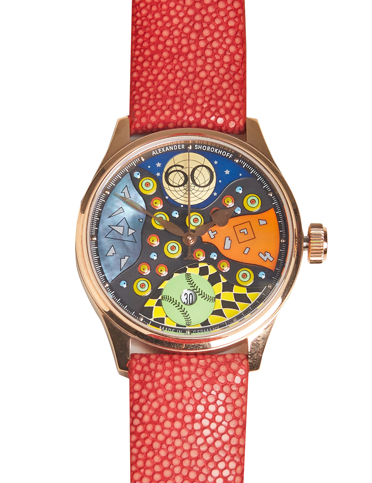 ALEXANDER SHOROKHOFF Crazy Balls (Special Customised 1 piece only) - Red Army Watches
