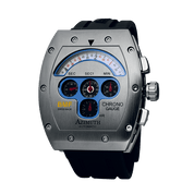 AZIMUTH Chrono Gauge Mecha-1 BMF Black CGM-1 - Red Army Watches