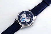BEHRENS "STARTREK" AUTOMATIC BLUE AVENTURINE - Red Army Watches