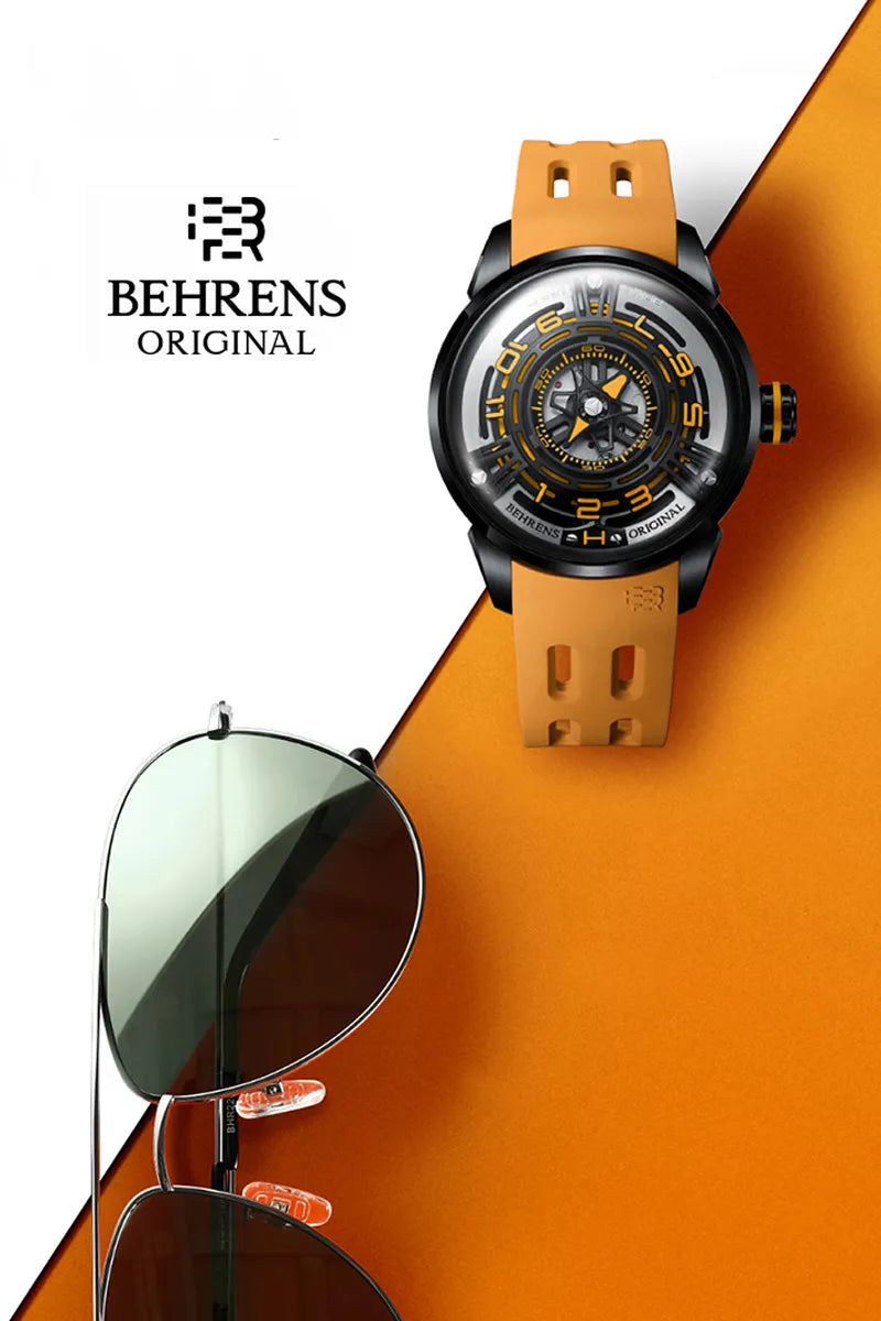 BEHRENS STARSHIP ORANGE - Red Army Watches