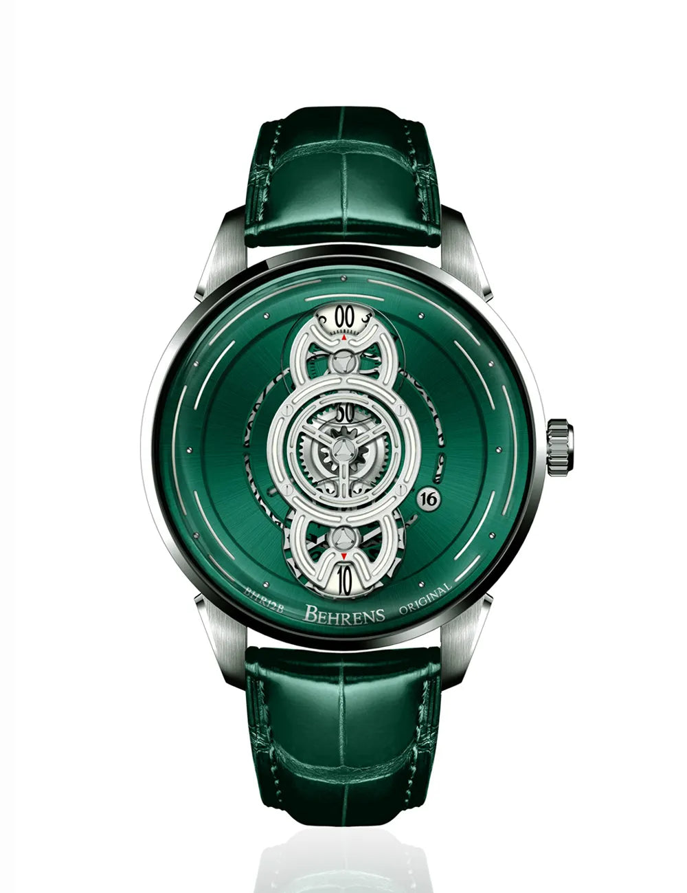 BEHRENS "SPACE TRAVELLER" AUTOMATIC GREEN FUME - Red Army Watches