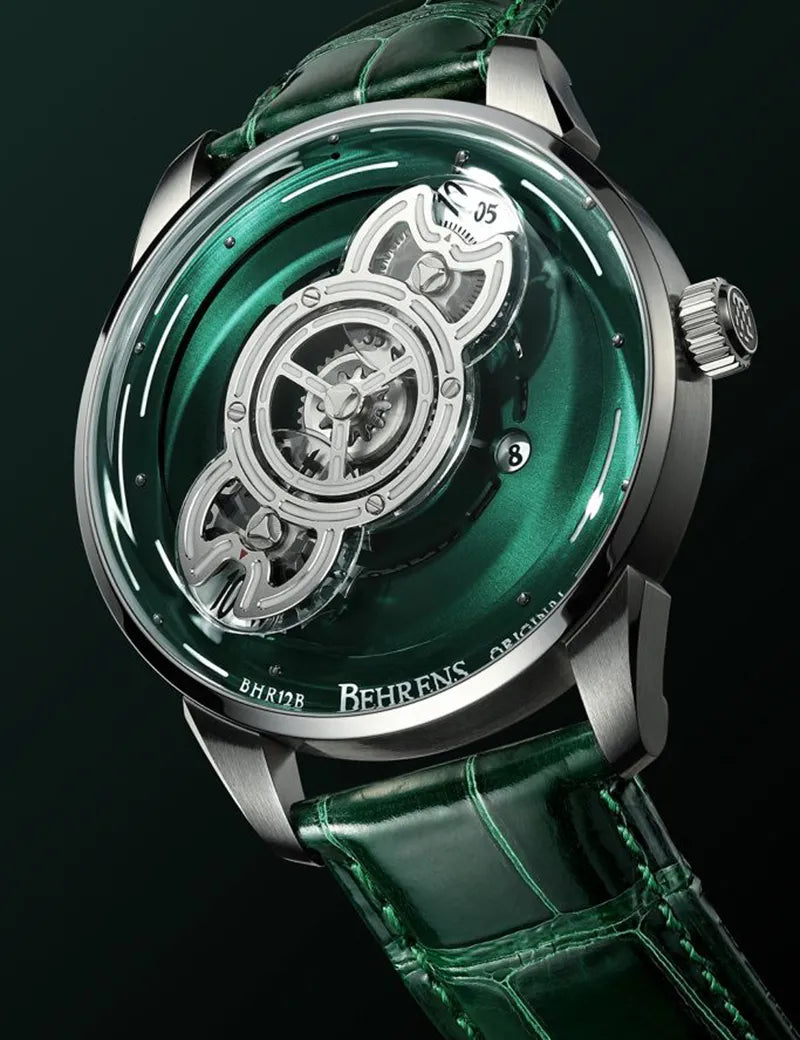BEHRENS "SPACE TRAVELLER" AUTOMATIC GREEN FUME - Red Army Watches