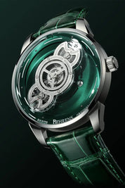BEHRENS "SPACE TRAVELLER" AUTOMATIC GREEN FUME - Red Army Watches