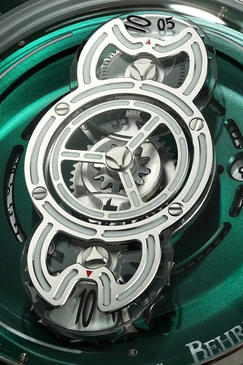 BEHRENS "SPACE TRAVELLER" AUTOMATIC GREEN FUME - Red Army Watches