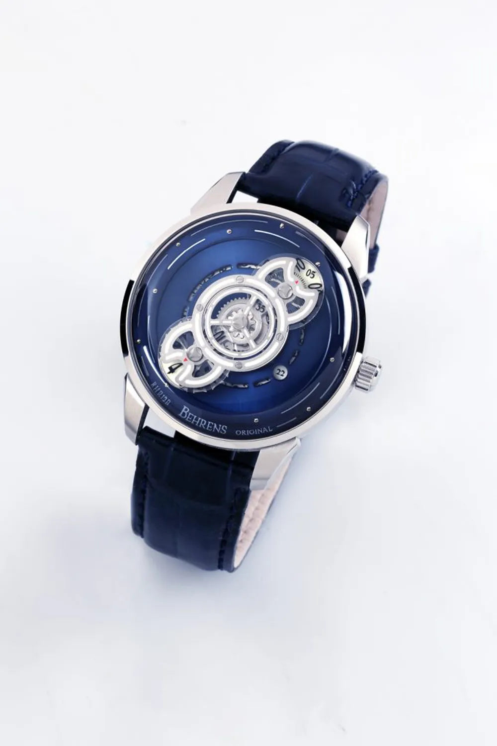 BEHRENS "SPACE TRAVELLER" AUTOMATIC BLUE FUME - Red Army Watches