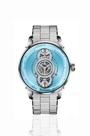BEHRENS "SPACE TRAVELLER" AUTOMATIC ICY BLUE (BRACELET) - Red Army Watches