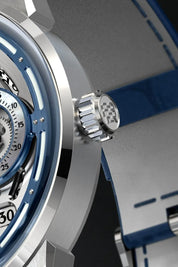 BEHRENS “NAVIGRAPH” AUTOMATIC BLUE GMT - Red Army Watches