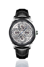 BEHRENS “NAVIGRAPH” AUTOMATIC GREY GMT - Red Army Watches