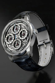 BEHRENS “NAVIGRAPH” AUTOMATIC GREY GMT - Red Army Watches