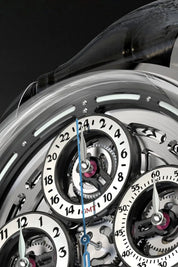BEHRENS “NAVIGRAPH” AUTOMATIC GREY GMT - Red Army Watches