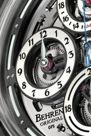 BEHRENS “NAVIGRAPH” AUTOMATIC GREY GMT - Red Army Watches