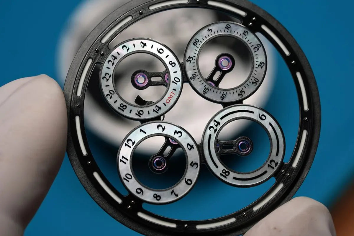 BEHRENS “NAVIGRAPH” AUTOMATIC GREY GMT - Red Army Watches