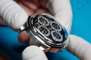 BEHRENS “NAVIGRAPH” AUTOMATIC GREY GMT - Red Army Watches