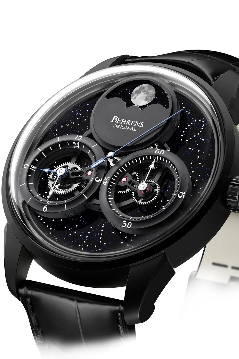 BEHRENS "CONSTELLER" AUTOMATIC BLUE AVENTURINE PVD - Red Army Watches
