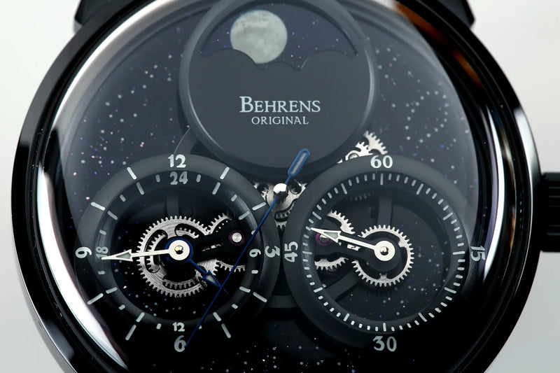 BEHRENS "CONSTELLER" AUTOMATIC BLUE AVENTURINE PVD - Red Army Watches 