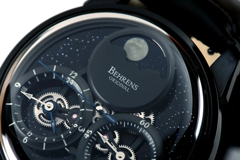 BEHRENS "CONSTELLER" AUTOMATIC BLUE AVENTURINE PVD - Red Army Watches 