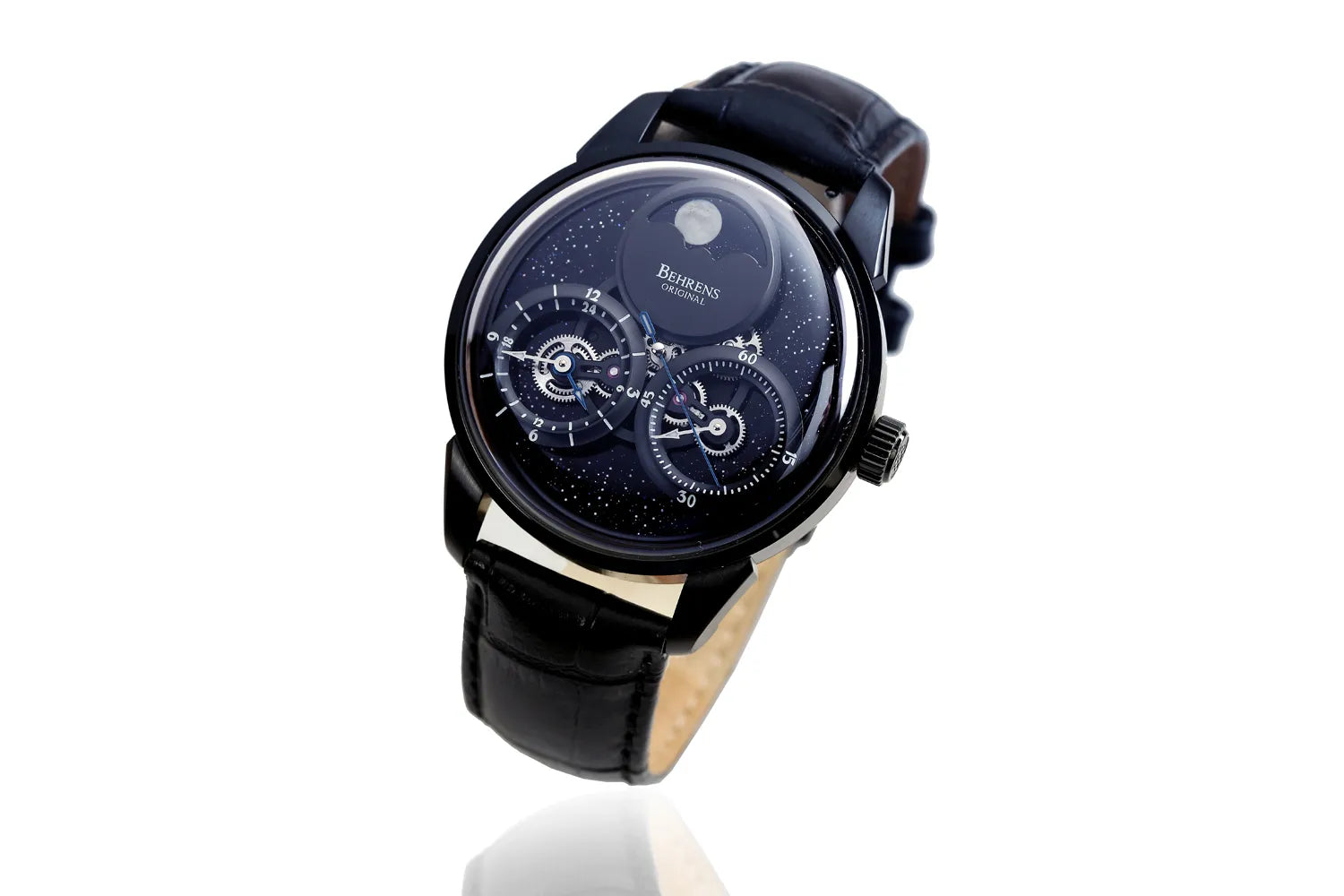 BEHRENS "CONSTELLER" AUTOMATIC BLUE AVENTURINE PVD - Red Army Watches