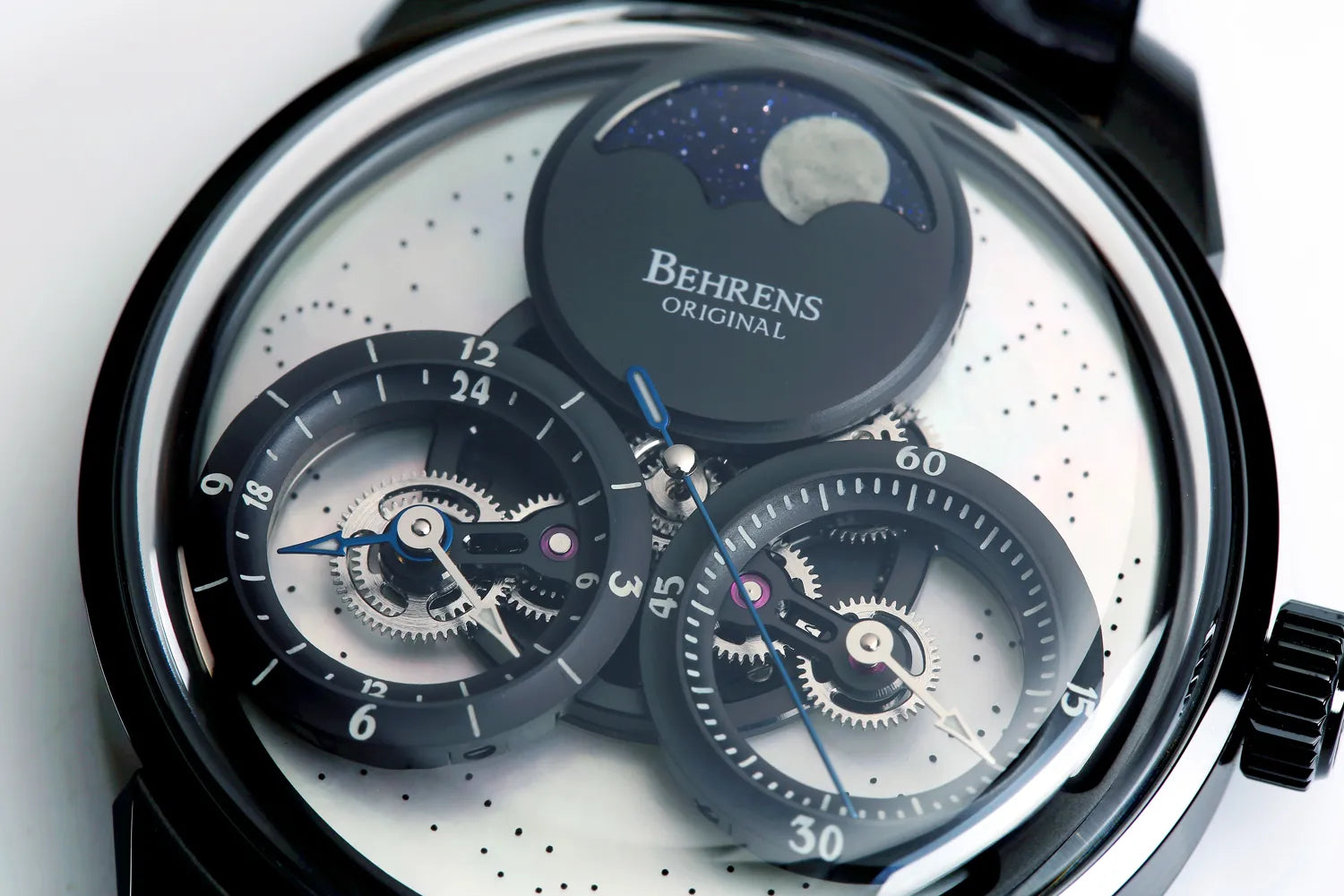 BEHRENS "CONSTELLER" AUTOMATIC MOP PVD - Red Army Watches