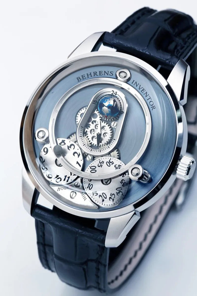 BEHRENS "APOLAR" AUTOMATIC SKY BLUE - Red Army Watches