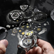 BEHRENS "ROTARY" AUTOMATIC BLACK - Red Army Watches