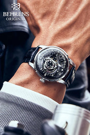 BEHRENS "ROTARY" AUTOMATIC BLACK - Red Army Watches