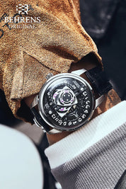 BEHRENS "ROTARY" AUTOMATIC BLACK - Red Army Watches