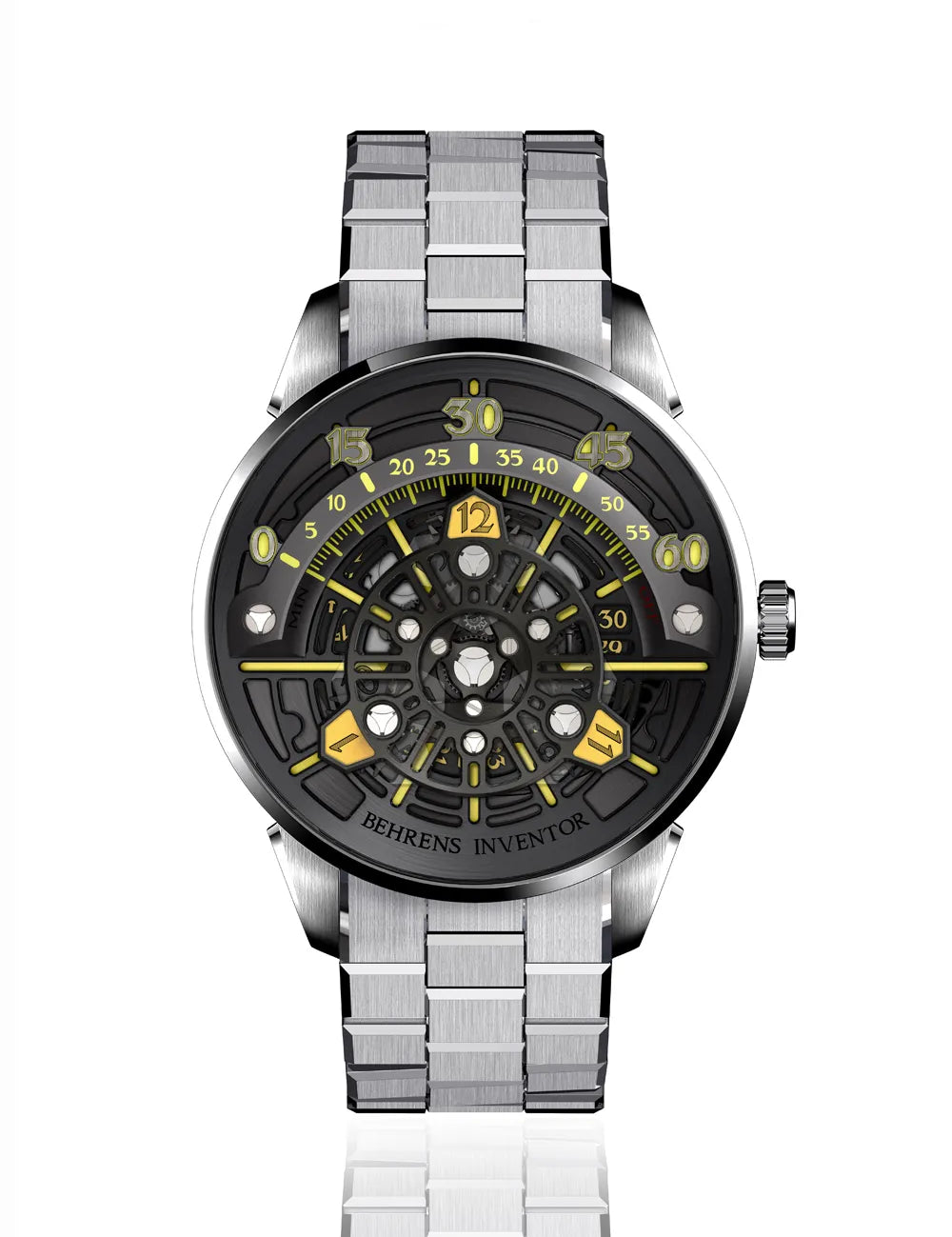 BEHRENS “DA VINCI CODE” AUTOMATIC GREY - Red Army Watches
