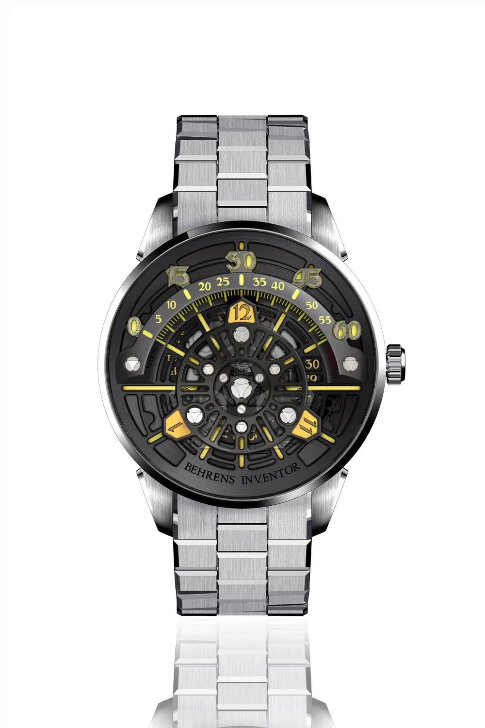 BEHRENS “DA VINCI CODE” AUTOMATIC GREY - Red Army Watches