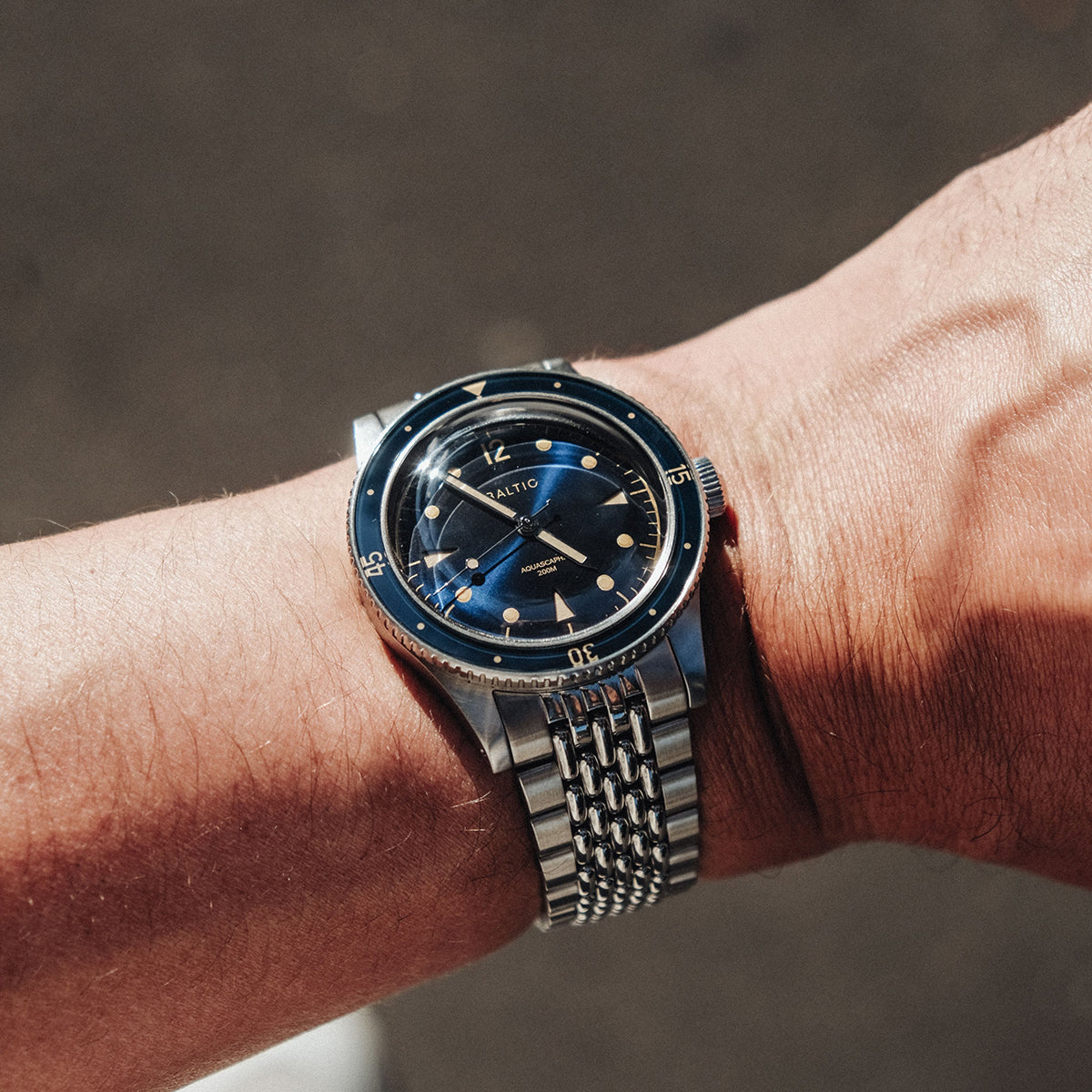 BALTIC AQUASCAPHE CLASSIC BLUE GILT - Red Army Watches