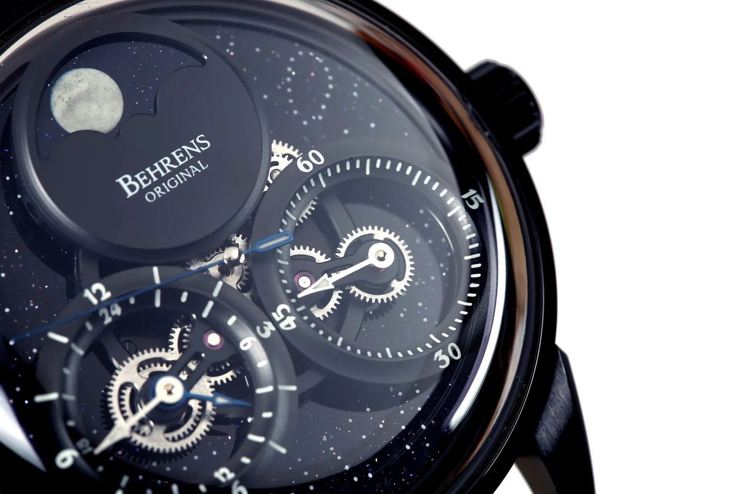 BEHRENS "CONSTELLER" AUTOMATIC BLUE AVENTURINE PVD - Red Army Watches
