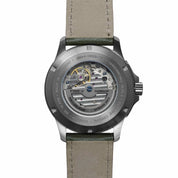 BAUHAUS AVIATION AUTOMATIC WITH LEATHER STRAP - Red Army Watches