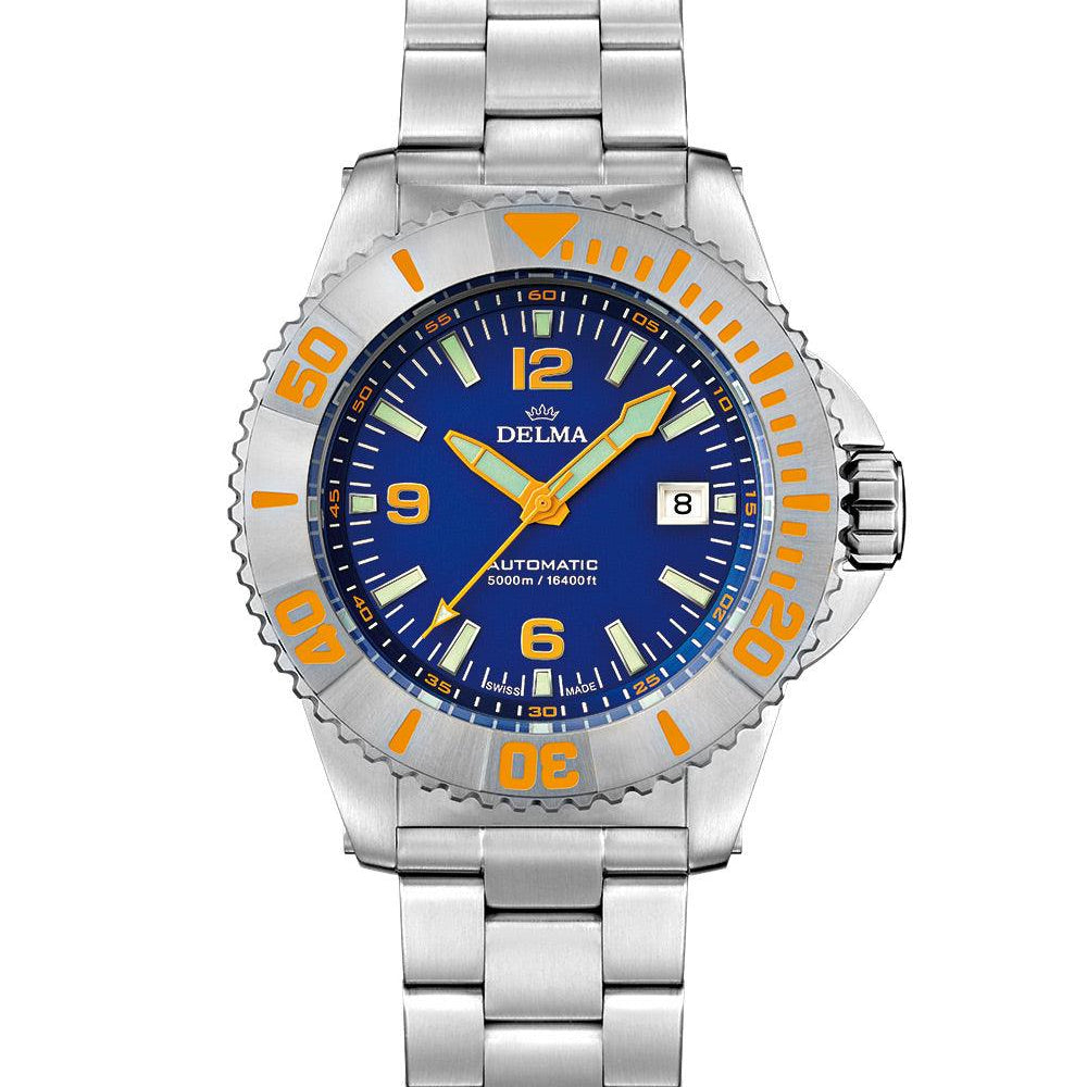 DELMA Blue Shark IV 41701.760.6.044 - Red Army Watches