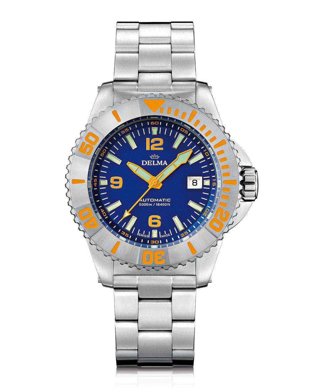 DELMA Blue Shark IV 41701.760.6.044 - Red Army Watches