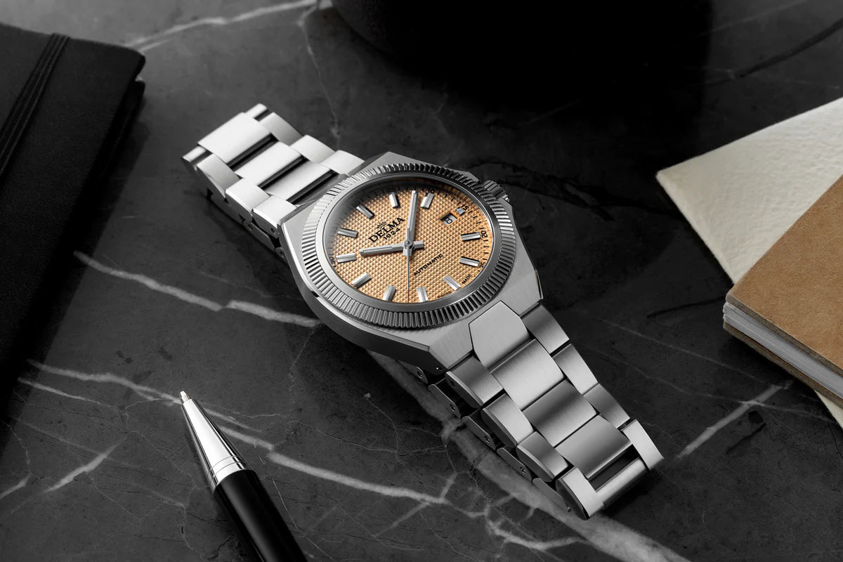 DELMA Midland Automatic Salmon  41701.740.6.181 - Red Army Watches