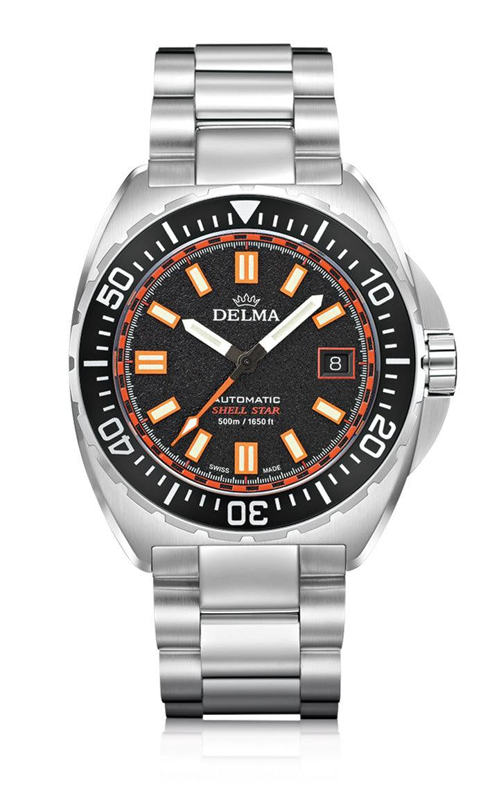 DELMA Shell Star Titanium Black 32701.750.6.031 - Red Army Watches