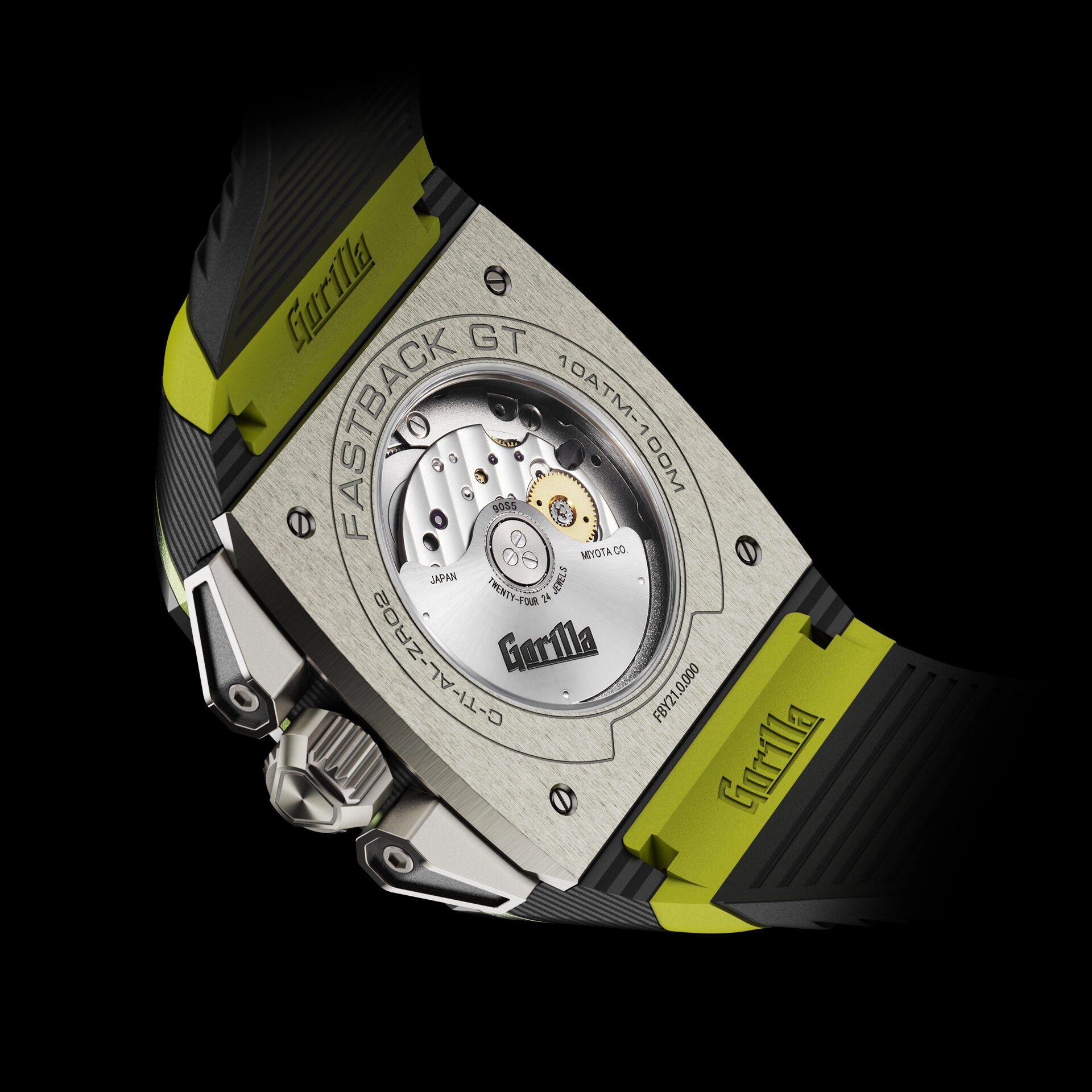 GORILLA Fastback Carbon Acid Green V.2 - Red Army Watches