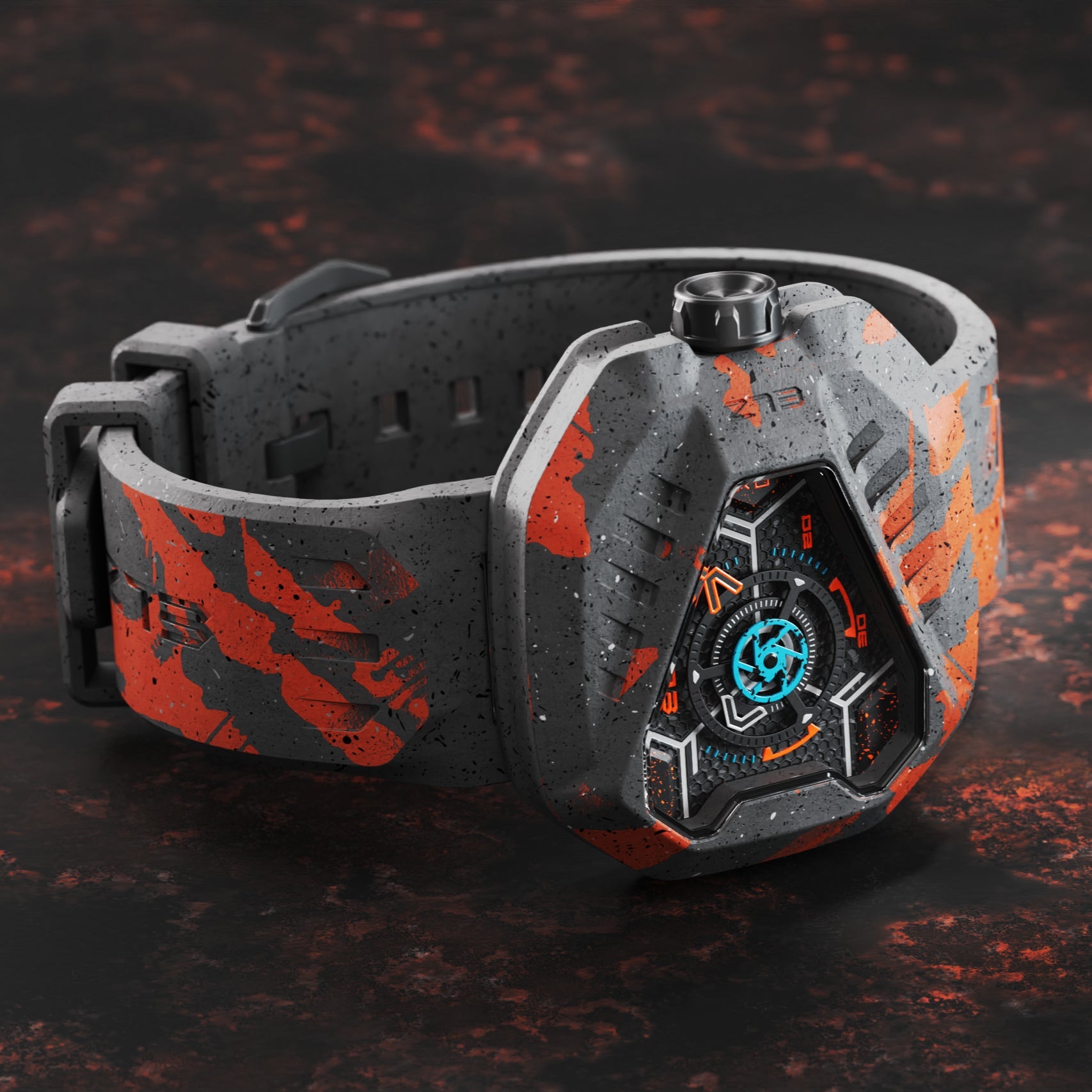 The ELECTRICIANZ Lunar Edition - Red Army Watches