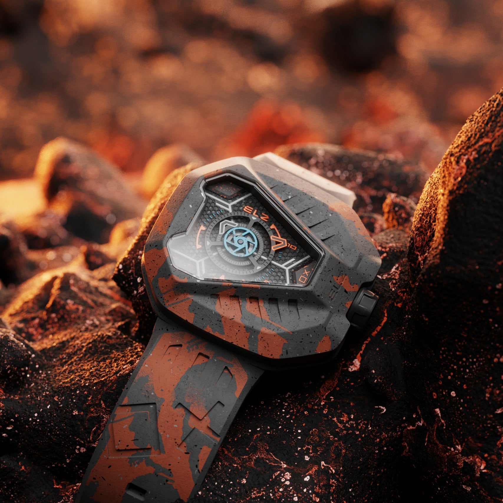 The ELECTRICIANZ Lunar Edition - Red Army Watches