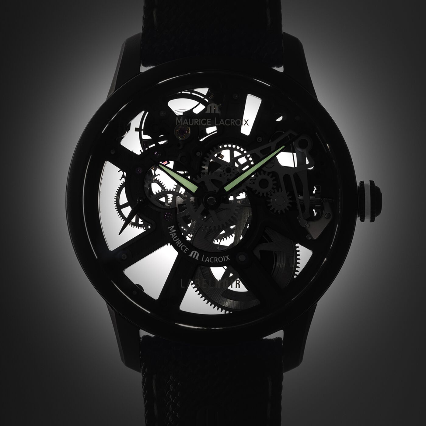 MASTERPIECE SKELETON MAURICE LACROIX x LABEL NOIR LIMITED EDITION - Red Army Watches