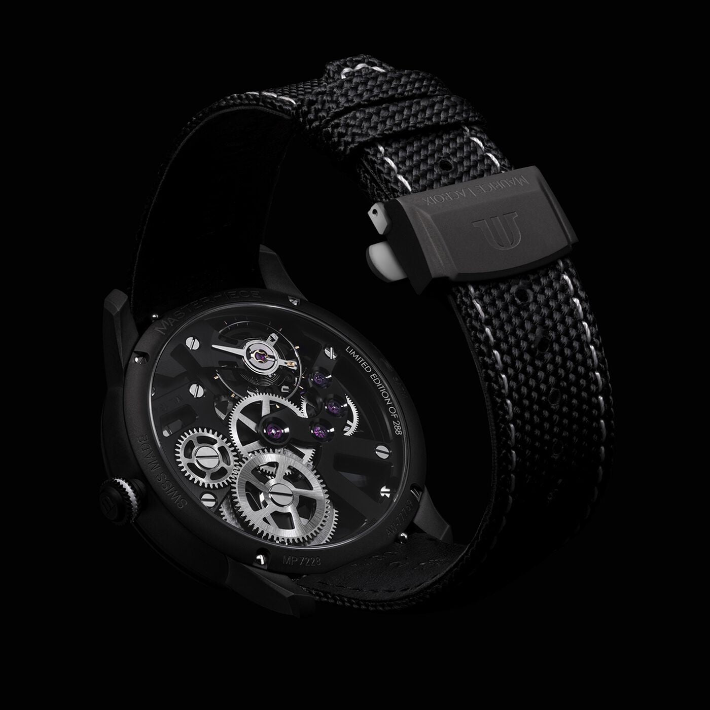 MASTERPIECE SKELETON MAURICE LACROIX x LABEL NOIR LIMITED EDITION - Red Army Watches