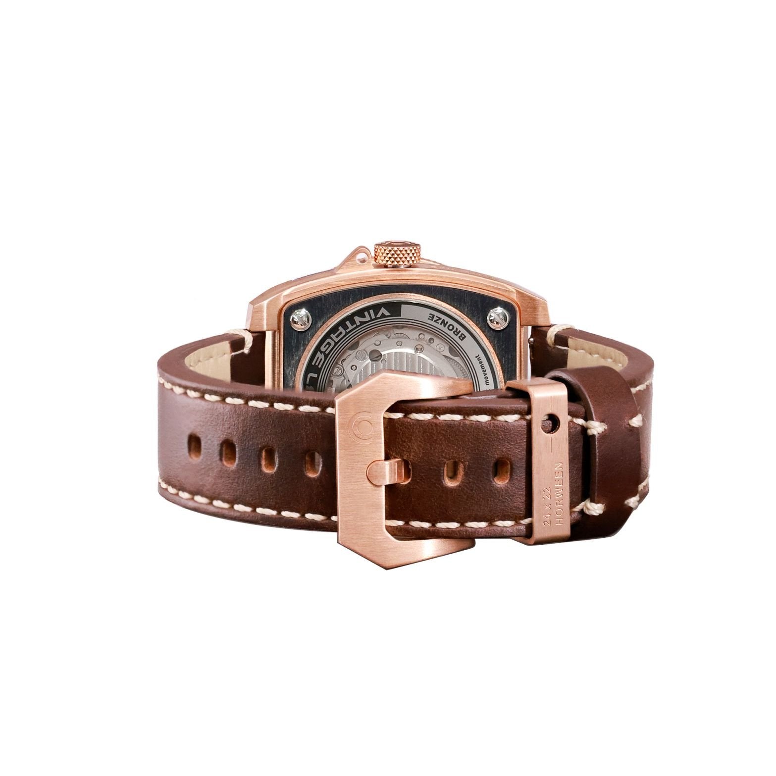 TACS Automatic Vintage Lens II Bronze X Robotoys - Red Army Watches
