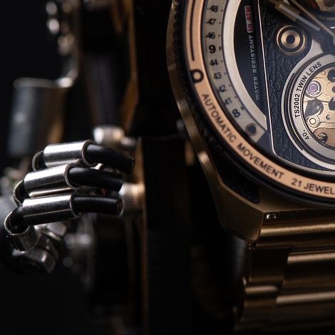 TACS  AUTOMATIC ATL GOLD X Robotoys with BoxSet (TS2002DR) - Red Army Watches