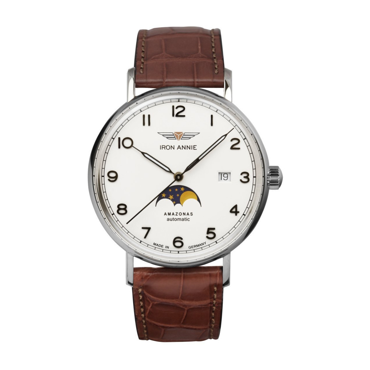 IRON ANNIE AMAZONAS AUTOMATIC WATCH AND LEATHER STRAP - Red Army Watches
