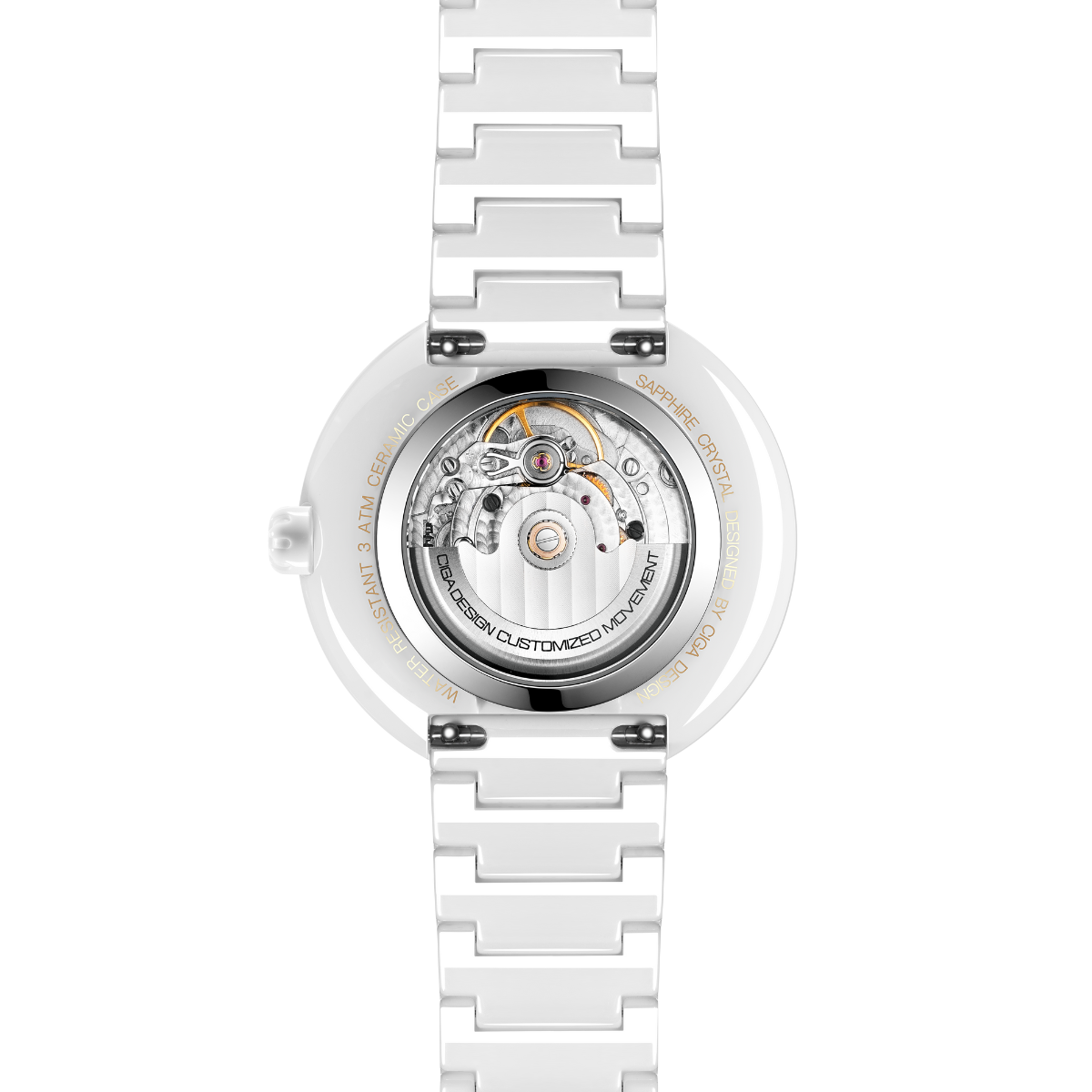 CIGA Design U-Series Blue Planet Ceramic Watch- Ice Age - Red Army Watches