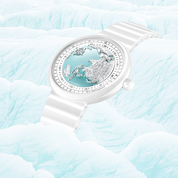 CIGA Design U-Series Blue Planet Ceramic Watch- Ice Age - Red Army Watches